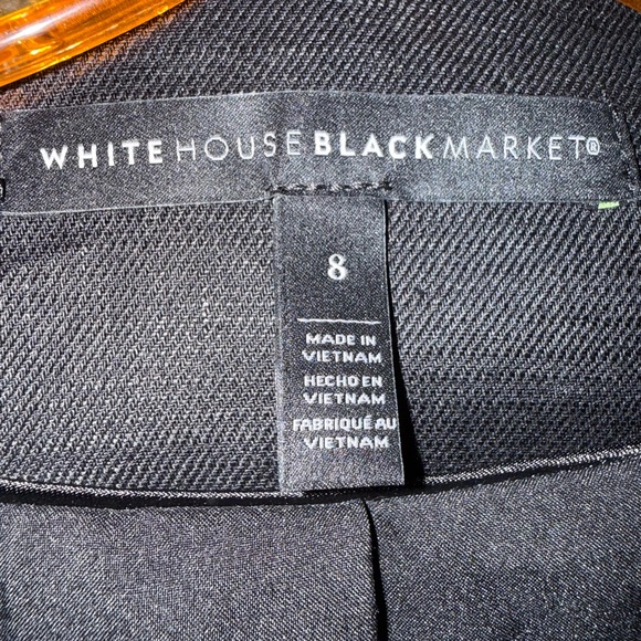 White House Black Market Black Textured Vest - Picture 5 of 7